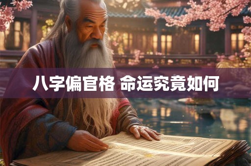 八字偏官格 命运究竟如何