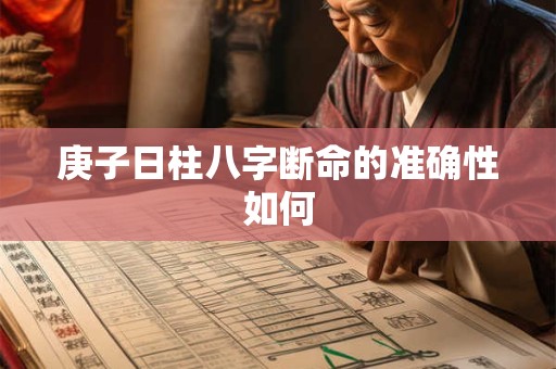庚子日柱八字断命的准确性如何