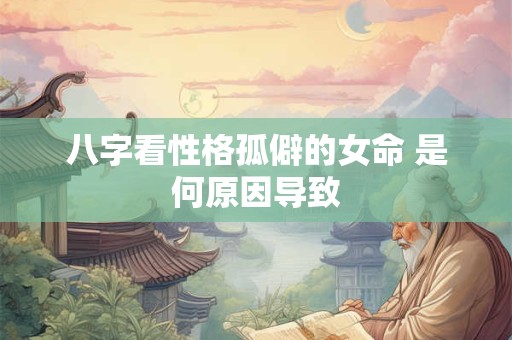 八字看性格孤僻的女命 是何原因导致 八字看性格孤僻的女命 是何原因导致