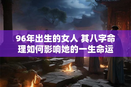 96年出生的女人 其八字命理如何影响她的一生命运