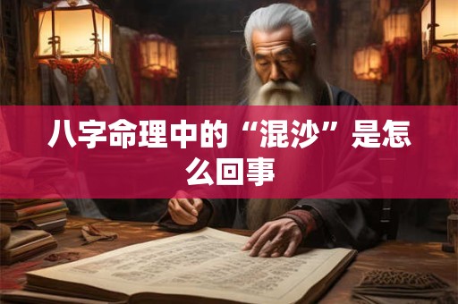八字命理中的“混沙”是怎么回事 八字命理中的“混沙”是怎么回事