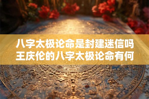 八字太极论命是封建迷信吗王庆伦的八字太极论命有何特别之处 八字太极论命是封建迷信吗王庆伦的八字太极论命有何特别之处