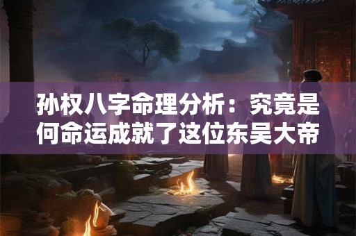 孙权八字命理分析：究竟是何命运成就了这位东吴大帝