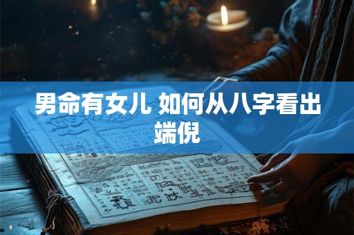 男命有女儿 如何从八字看出端倪