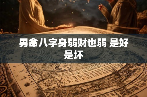 男命八字身弱财也弱 是好是坏