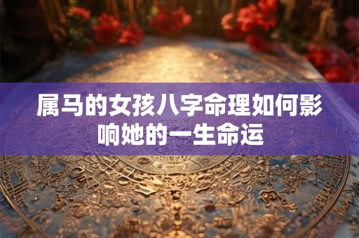 属马的女孩八字命理如何影响她的一生命运