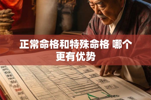 正常命格和特殊命格 哪个更有优势