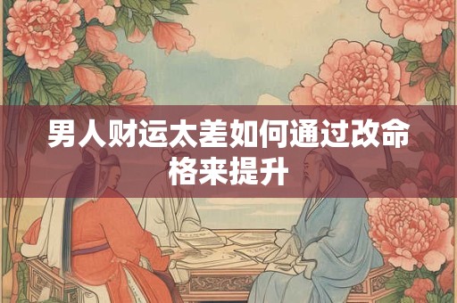 男人财运太差如何通过改命格来提升