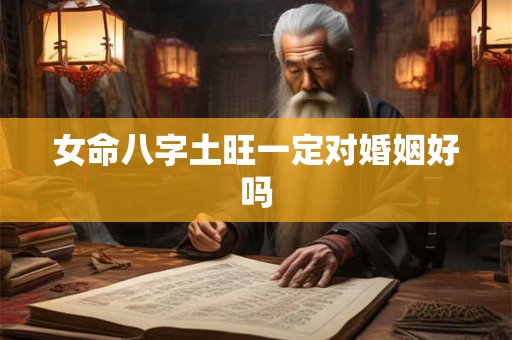 女命八字土旺一定对婚姻好吗