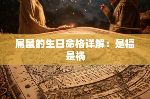属鼠的生日命格详解：是福是祸