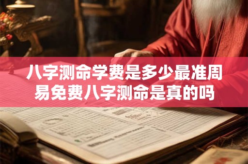 八字测命学费是多少最准周易免费八字测命是真的吗