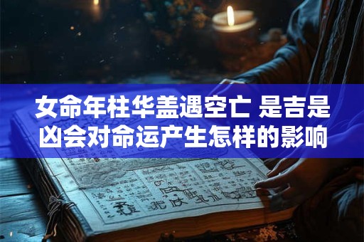 女命年柱华盖遇空亡 是吉是凶会对命运产生怎样的影响