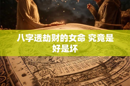八字透劫财的女命 究竟是好是坏