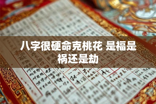 八字很硬命克桃花 是福是祸还是劫