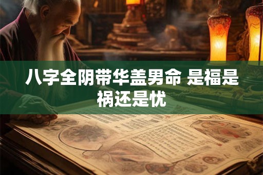 八字全阴带华盖男命 是福是祸还是忧