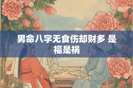男命八字无食伤却财多 是福是祸