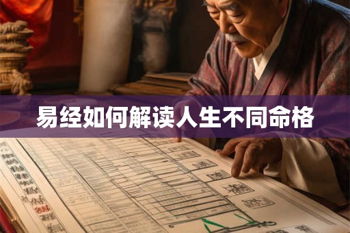易经如何解读人生不同命格