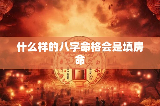 什么样的八字命格会是填房命