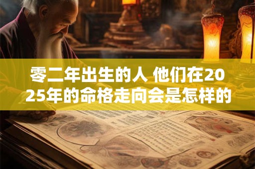 零二年出生的人 他们在2026年的命格走向会是怎样的呢