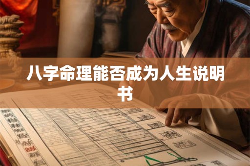 八字命理能否成为人生说明书 八字命理能否成为人生说明书