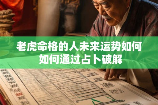 老虎命格的人未来运势如何 如何通过占卜破解