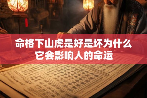 命格下山虎是好是坏为什么它会影响人的命运