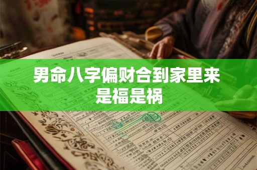 男命八字偏财合到家里来 是福是祸