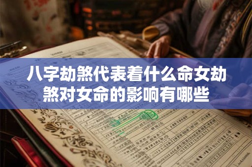 八字劫煞代表着什么命女劫煞对女命的影响有哪些