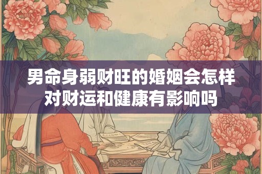 男命身弱财旺的婚姻会怎样对财运和健康有影响吗