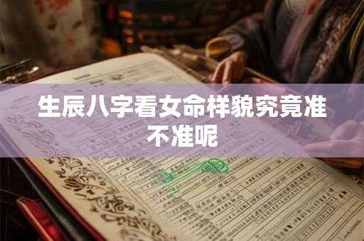 生辰八字看女命样貌究竟准不准呢