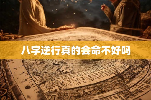 八字逆行真的会命不好吗