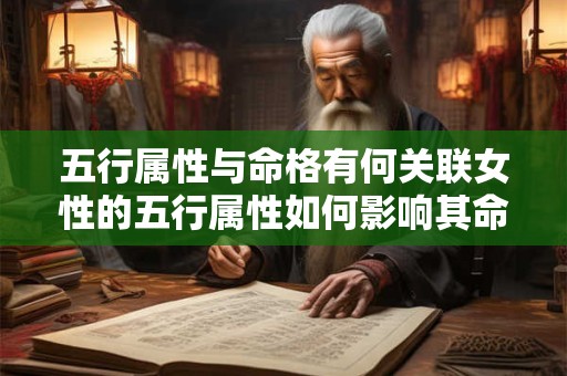 五行属性与命格有何关联女性的五行属性如何影响其命运