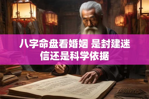 八字命盘看婚姻 是封建迷信还是科学依据