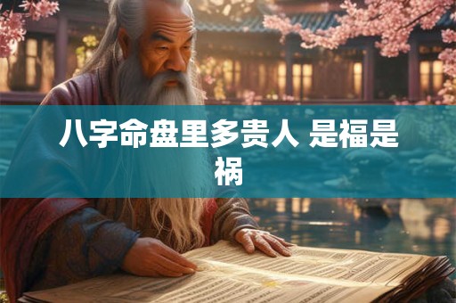 八字命盘里多贵人 是福是祸