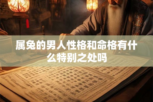 属兔的男人性格和命格有什么特别之处吗