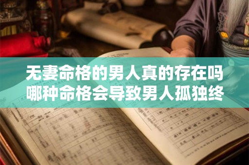 无妻命格的男人真的存在吗哪种命格会导致男人孤独终老