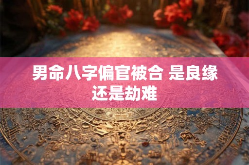 男命八字偏官被合 是良缘还是劫难