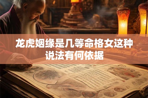 龙虎姻缘是几等命格女这种说法有何依据