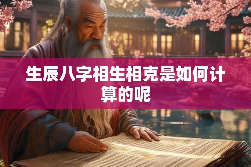 生辰八字相生相克是如何计算的呢