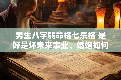 男生八字弱命格七杀格 是好是坏未来事业、婚姻如何