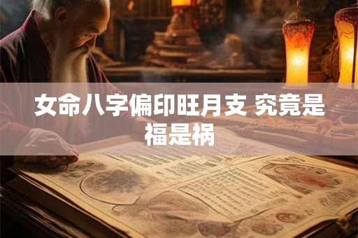女命八字偏印旺月支 究竟是福是祸