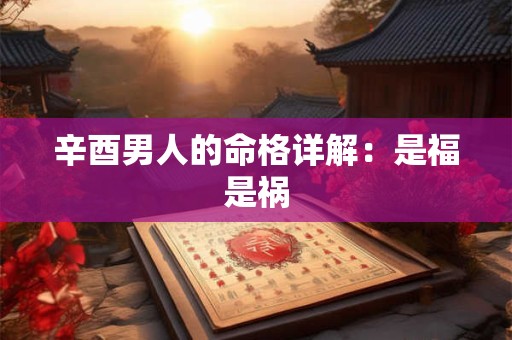辛酉男人的命格详解：是福是祸