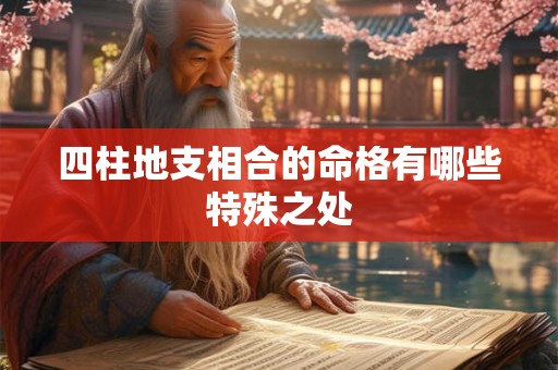 四柱地支相合的命格有哪些特殊之处