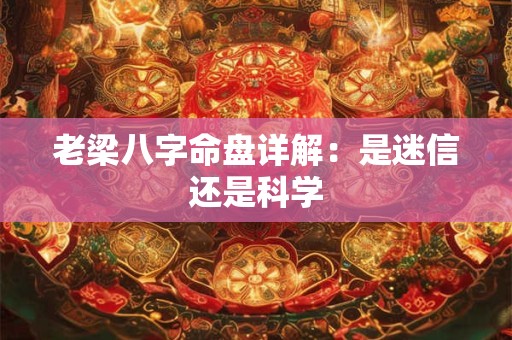 老梁八字命盘详解：是迷信还是科学