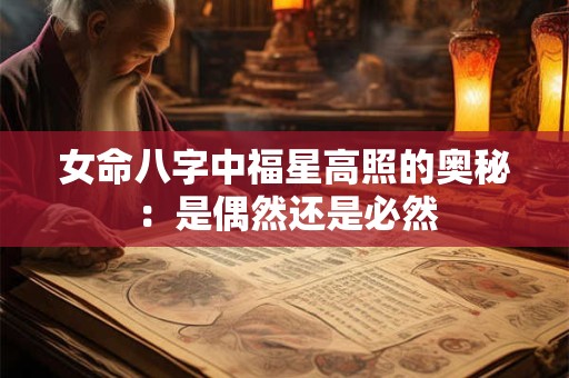 女命八字中福星高照的奥秘：是偶然还是必然