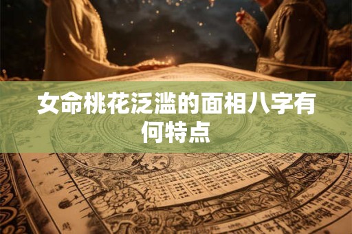 女命桃花泛滥的面相八字有何特点