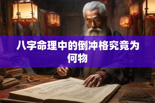 八字命理中的倒冲格究竟为何物
