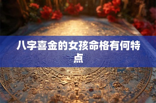 八字喜金的女孩命格有何特点