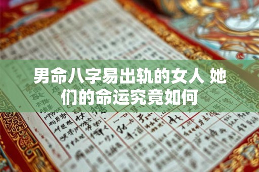 男命八字易出轨的女人 她们的命运究竟如何