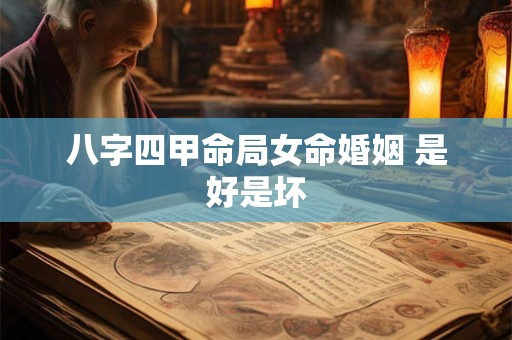 八字四甲命局女命婚姻 是好是坏